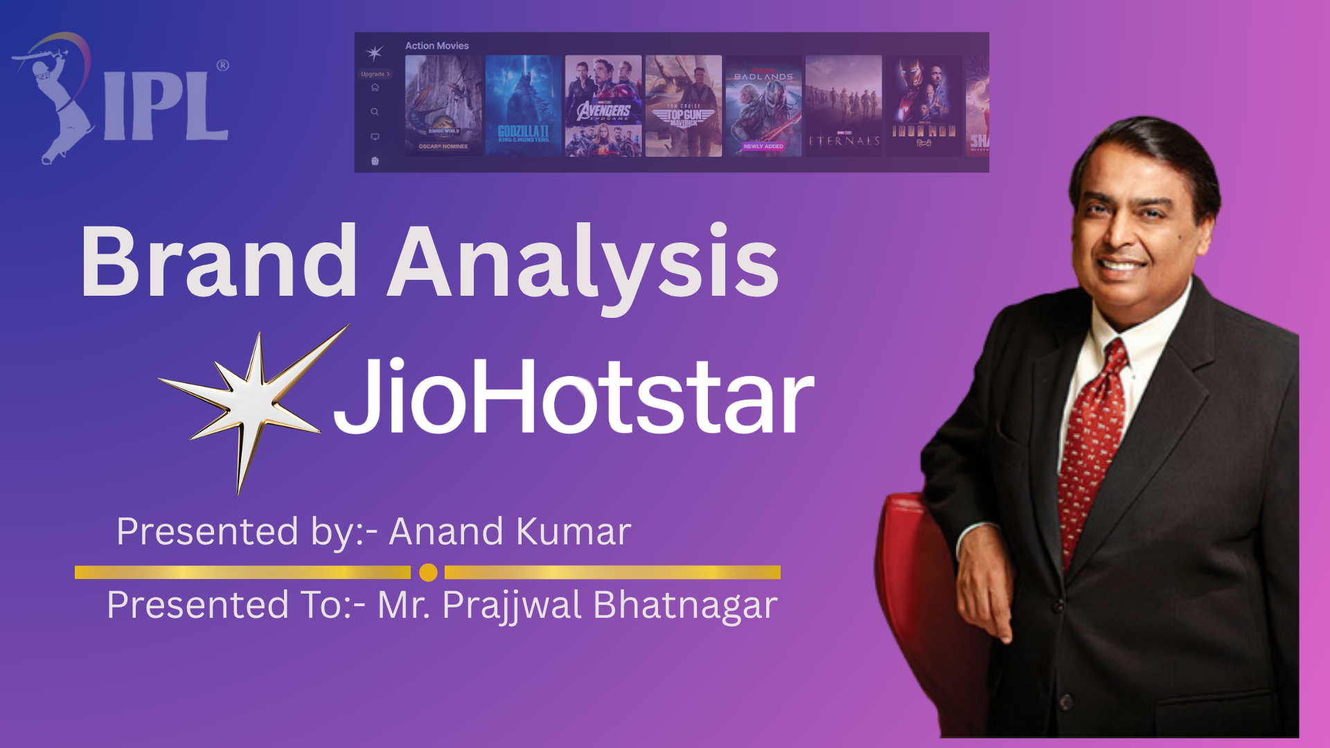 brand analysis of jiohotsar anand kumar